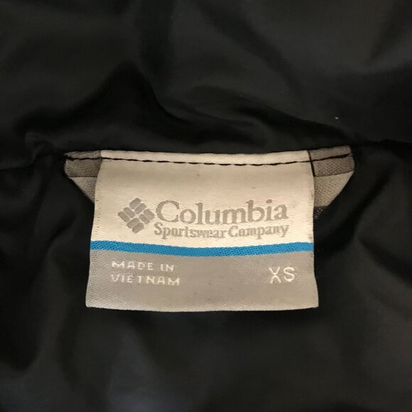 COLUMBIA ~ WOMENS XS ~ BLACK HOODED PARKA JACKET COAT - Picture 7 of 7